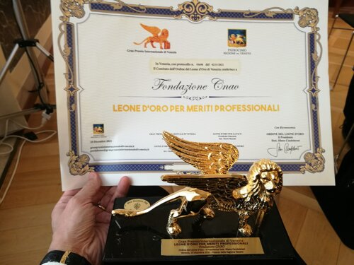 LEONE D’ORO AL CNAO