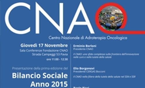 Presentazione Bilancio Sociale Anno 2015